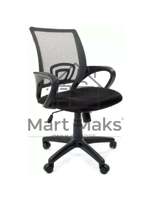 Кресло Chairman 696 TW-04 серый, ткань, 120 кг, механизм качания