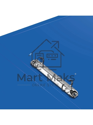 Папка на 2-х кольцах Silwerhof Eco A4, пластик, 0.5мм, синий