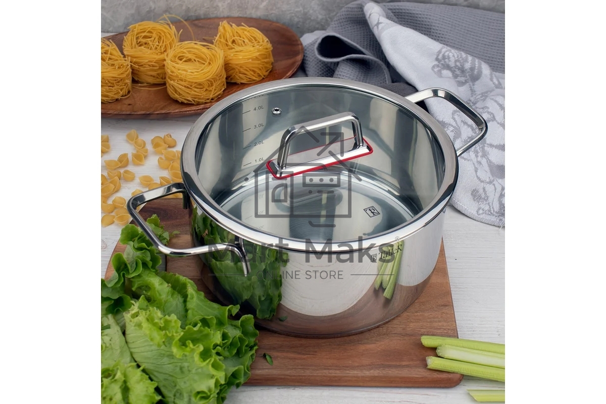 Кастрюля TalleR TR-17274 Тенденси нержавеющая сталь 18/10, 5 л