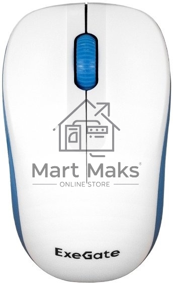 Мышь беспроводная ExeGate Professional Standard SR-9055W белый, 1200 dpi, радиоканал, USB, кнопки - 3