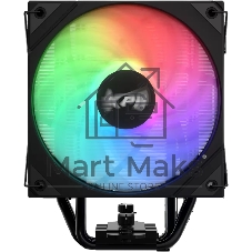 Кулер для процессора ADATA XPG MAESTRO PLUS 42SA черный, 120 мм, алюминий/медь, 800-1800 об/мин, 21.19 дБ, 4 pin PWM, ARGB, 220 Вт, высота 156 мм, ЖК-дисплей