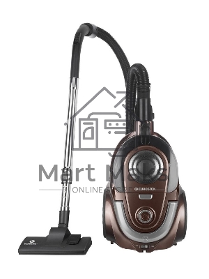 Пылесос Eurostek EVC-4513 коричневый, 500/2800 Вт, уборка сухая, пылесборник контейнер 3 л