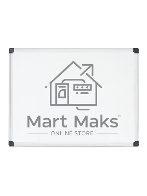 Доска магнитно-маркерная Deli E39038A, лак, белый 120x240см, алюминиевая рама сталь