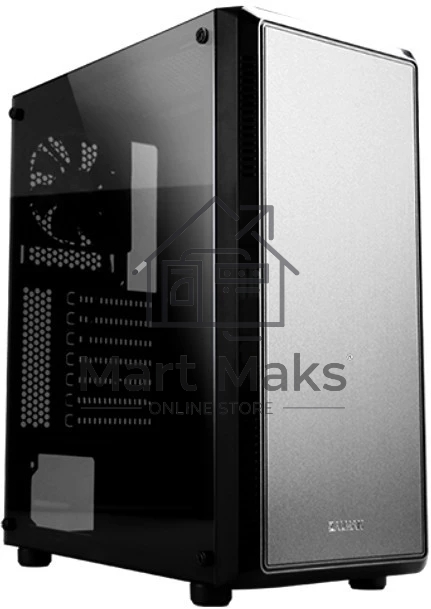 Компьютерный корпус ZALMAN S4, ATX, BLACK, WINDOW, 1x5.25