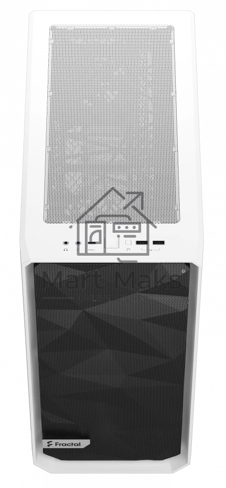 Корпус Fractal Design MESHIFY 2 COMPACT WHITE - TG / ATX, TG / 2x140mm & 1x120mm fans inc. / FD-C-MES2C-05