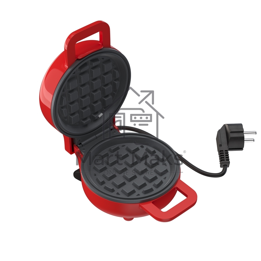 Вафельница для венских вафель MAXVI SM552P red