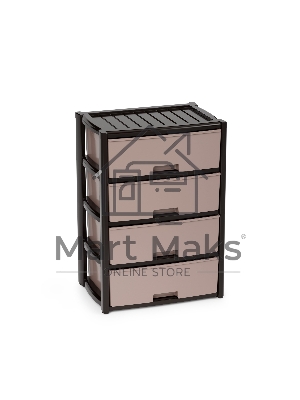 Комод Альтернатива Колорит 4 секц,венге,широкий М8761