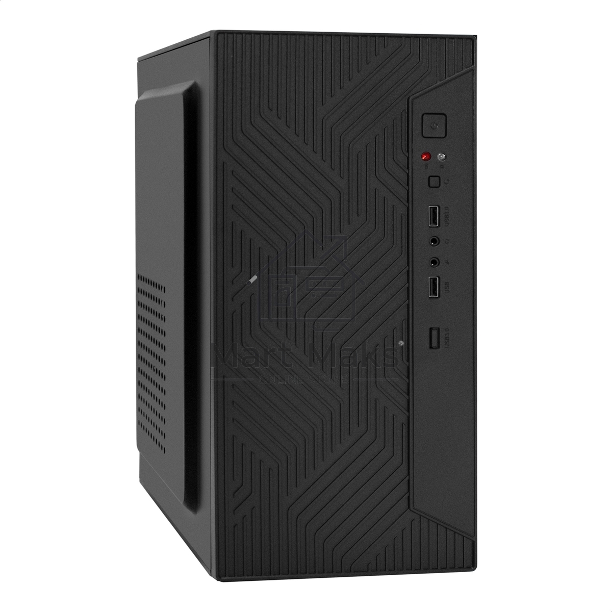Компьютерный корпус Minitower ExeGate BAA-303U (mATX, без БП, 2*USB+1*USB 3.0, HD Audio, черный)