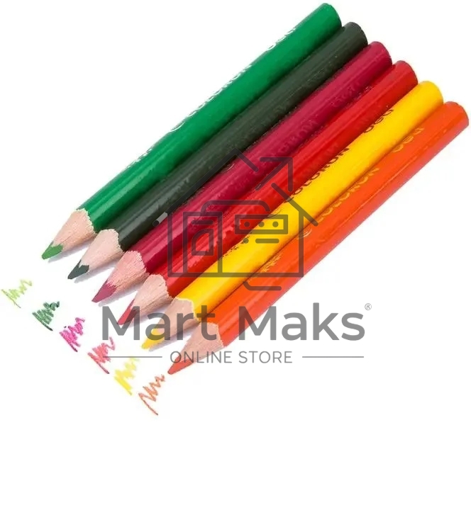 Карандаши цветные Deli EC00400 ColoRun, трехгранный профиль, тополь, 12 цветов, коробка с европодвесом