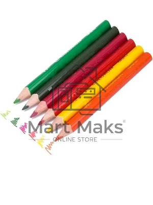 Карандаши цветные Deli EC00400 ColoRun, трехгранный профиль, тополь, 12 цветов, коробка с европодвесом