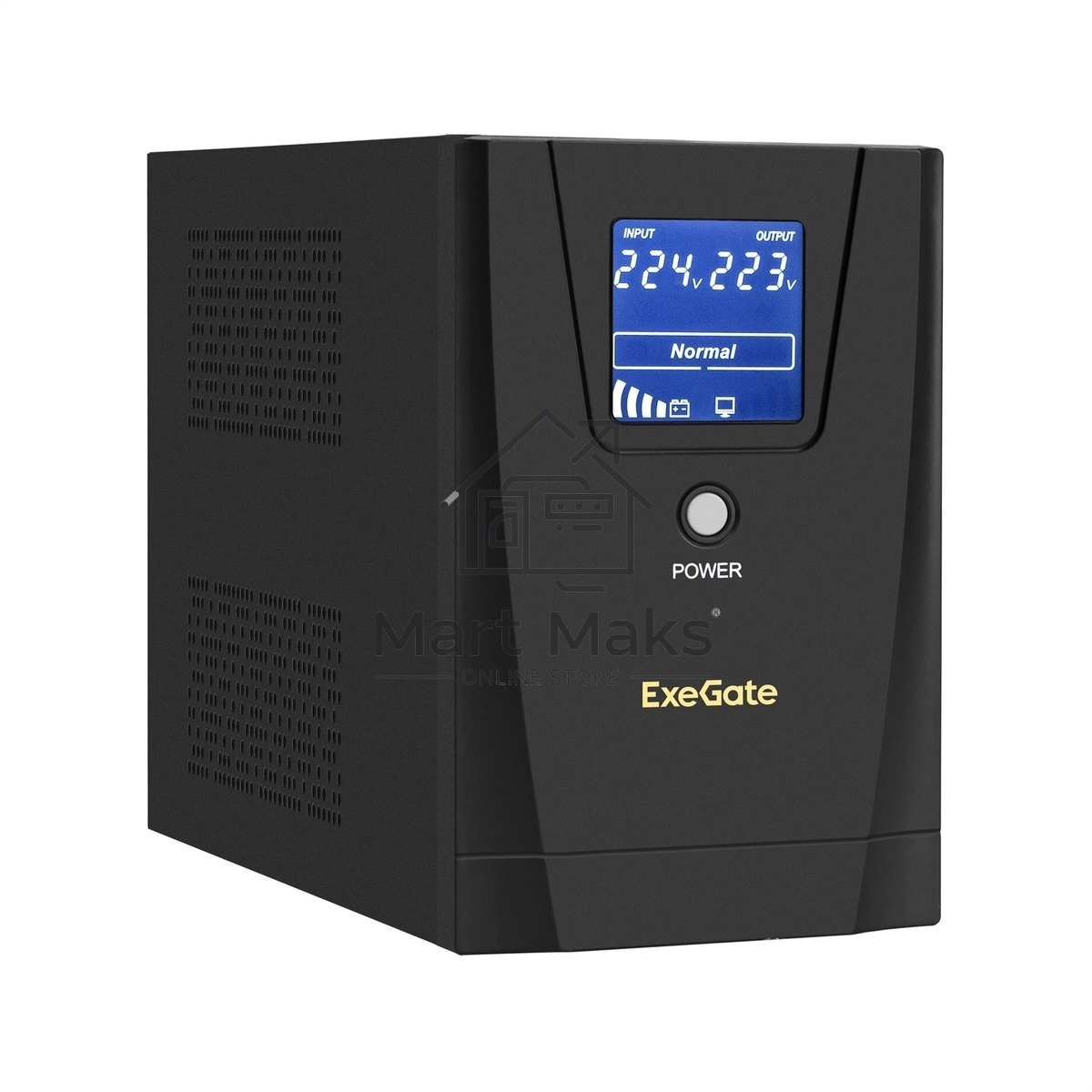 Источник бесперебойного питания ExeGate EX292804RUS SpecialPro Smart LLB-1600.LCD.AVR.2SH.3C13.USB 1600VA/950W, LCD, AVR, 2*Schuko+3*C13, USB, съемн.кабель, металлический корпус, черный
