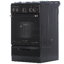 Плита газовая Gefest ПГ 5100-02 0187 черный, конфорок 4 шт, духовка 52 л, 50 см x 85 см x 58.5 см