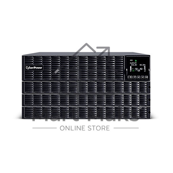 Источник бесперебойного питания CyberPower OLS10KERT5U Online 10000VA/10000W USB/RS-232/Dry/EPO/SNMP/CloudCard/(4 IEC С13, 4 IEC C19, terminal block)/bat.detect./МВ NEW