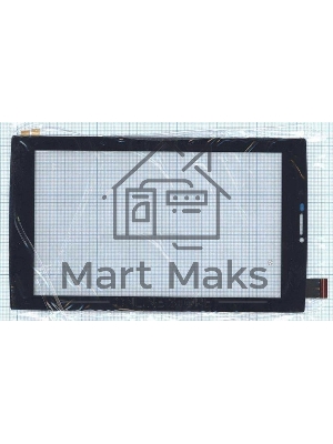 Сенсорное стекло (тачскрин) Micromax Canvas Tab P480. черное