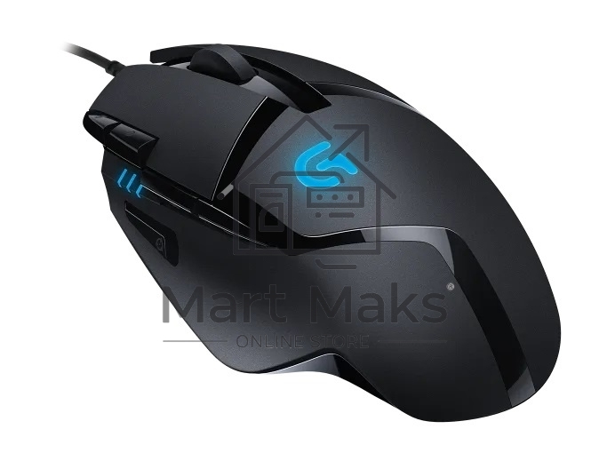 Мышь проводная Logitech G402 Hyperion Fury черный, 4000 dpi, USB, кнопки - 8