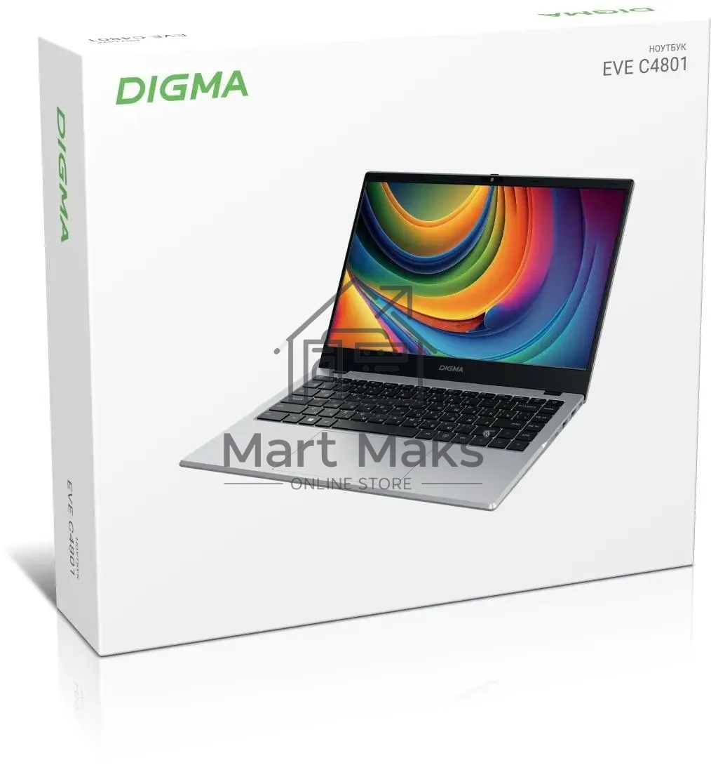 Ноутбук Digma EVE C4801 N100 8Gb SSD256Gb Intel UHD Graphics 14