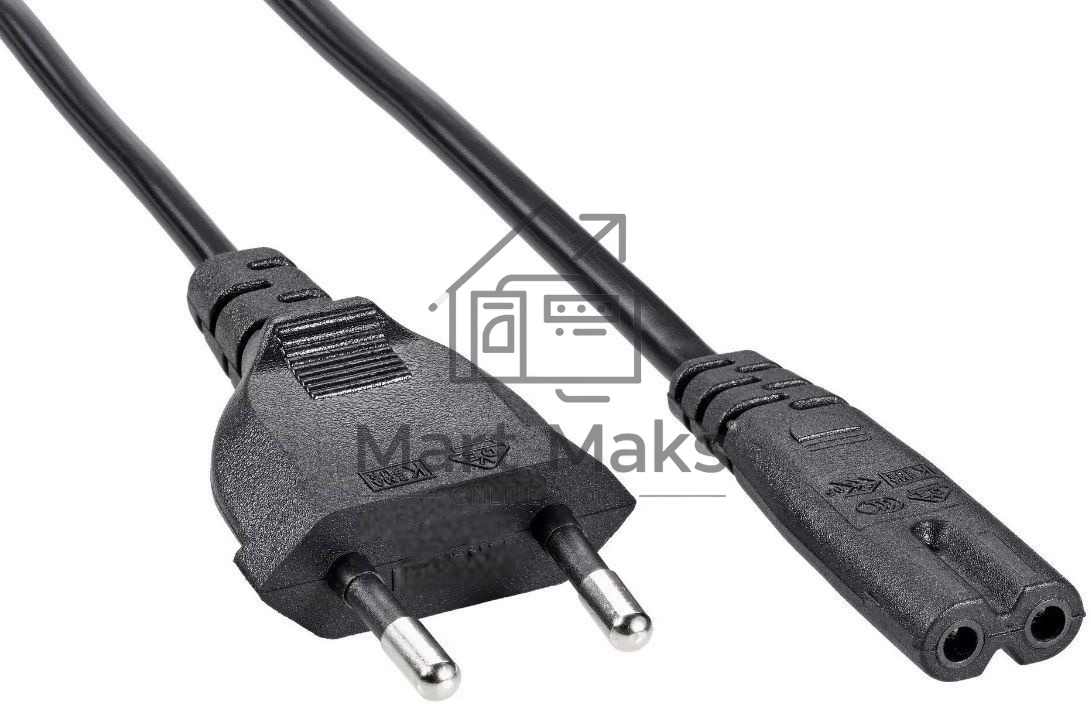 Кабель Premier 5-180 IEC C7 (2-pin) Евровилка 1.5м (5-180(0.75) 1.5) черный (Bulk)