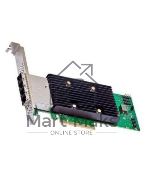 Адаптер HBA Broadcom 9600-16e SGL (05-50118-00) PCIe v4 x8 LP, Tri-Mode SAS/SATA/NVMe 24G HBA, 16port (4*ext SFF8674), RTL