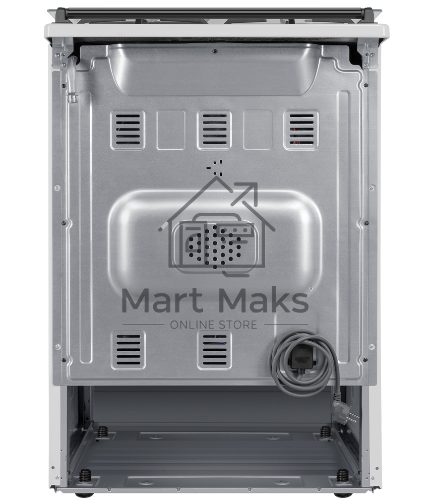 Плита комбинированная Maunfeld MGC60ECW04 белый, газовых конфорок 4 шт, духовка электрическая 65 л, 60 см x 88 см x 65 см