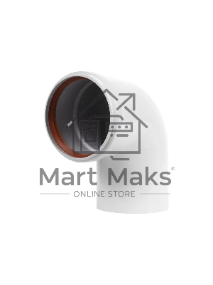 Колено Royal Thermo диам. 80 MF 90гр