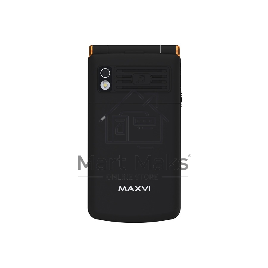 Мобильный телефон Maxvi E11 черный/золотой