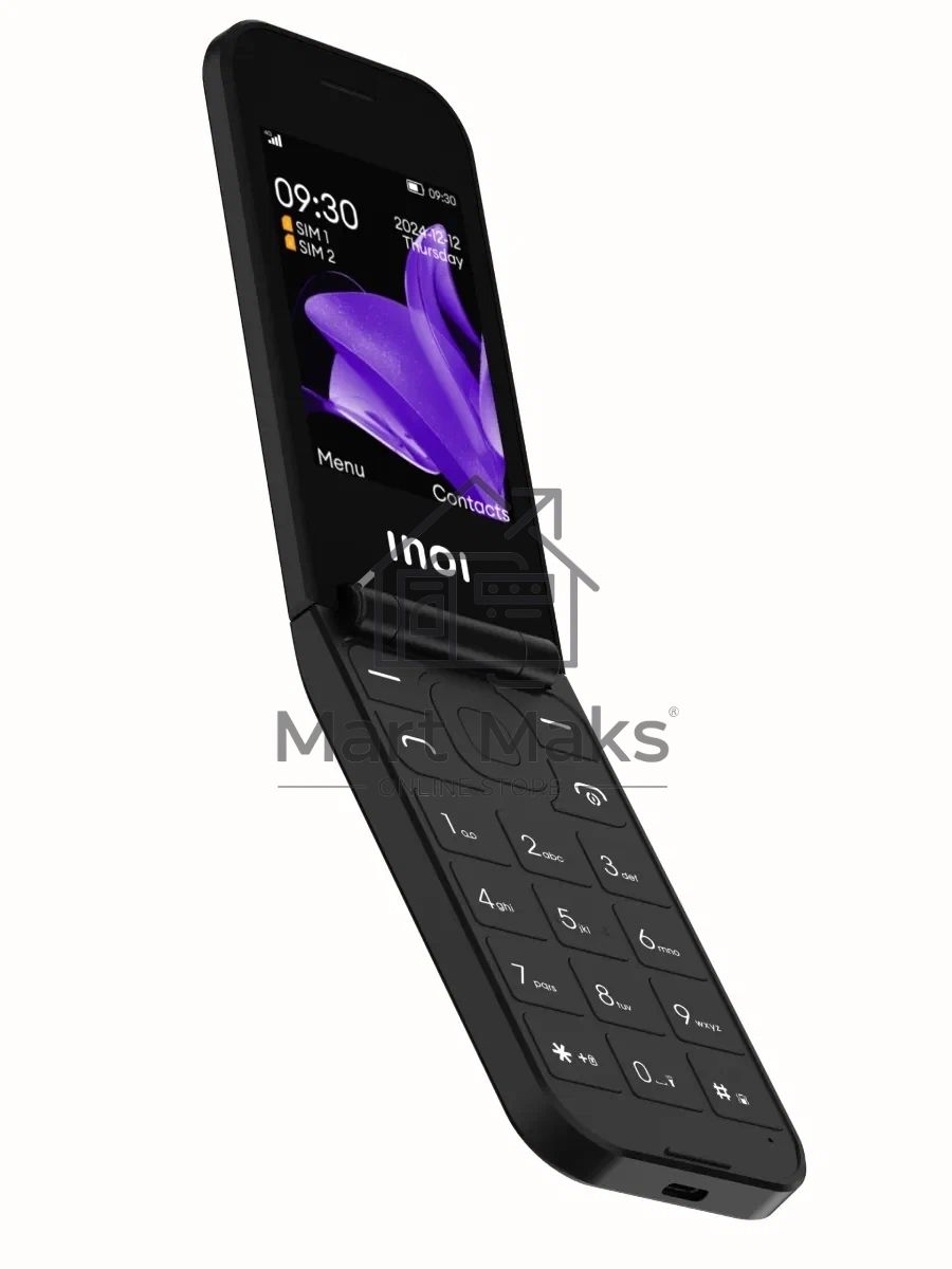 Мобильный телефон INOI 284 Flip 4G черный
