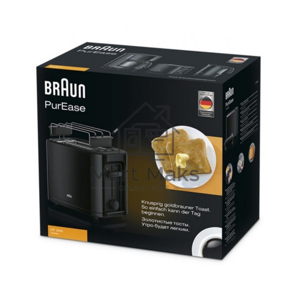 Тостер Braun PurEase HT3010BK черный