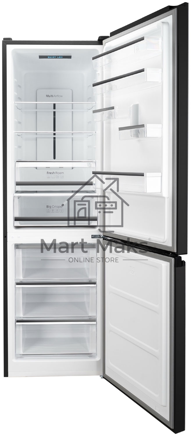 Холодильник DeLonghi DCS 19NFI BB DAMIANO белый двухкамерный 230/100л морозилка снизу, No Frost