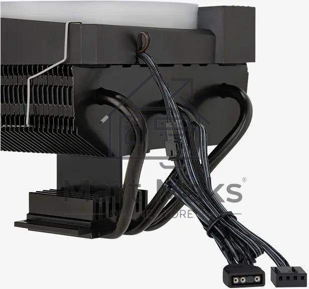 Кулер для процессора AeroCool/Formula Cylon 3H черный, 120 мм, алюминий, 1800 об/мин, 24.3 дБ, 4 pin, 125 Вт, 98 мм