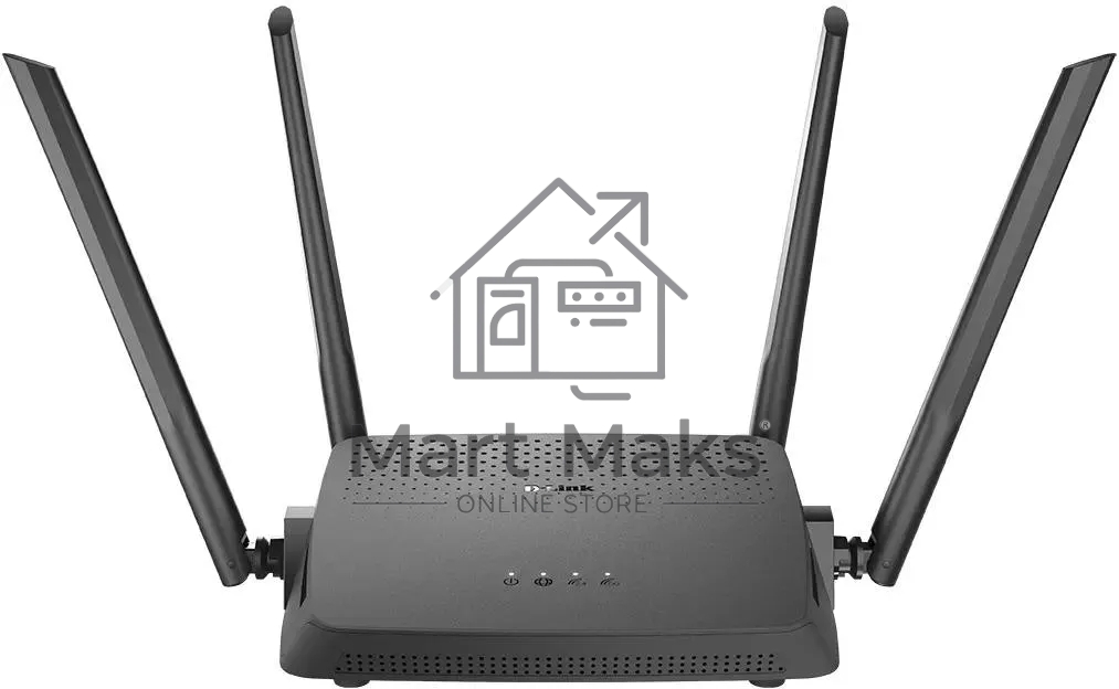 Роутер беспроводной D-Link DIR-825/RU/R7 (DIR-825/RU/R7A) AC1200 10/100/1000BASE-T черный
