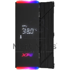 Кулер для процессора ADATA XPG MAESTRO PLUS 42SA черный, 120 мм, алюминий/медь, 800-1800 об/мин, 21.19 дБ, 4 pin PWM, ARGB, 220 Вт, высота 156 мм, ЖК-дисплей