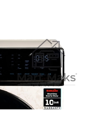 Стиральная машина Smile SWMSW8MB1400 бежевый, загрузка фронтальная 8 кг, 1400 об/мин, класс: А+