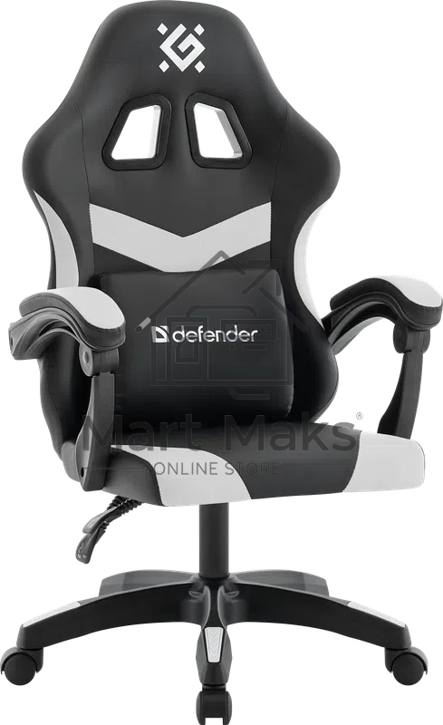 Кресло игровое Defender Runa черныйбелый,класс 2,PU