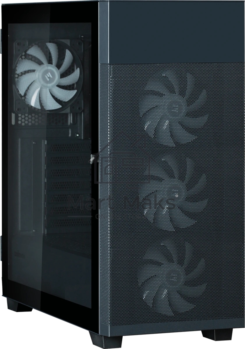 Компьютерный корпус ZALMAN S5 NEO, ATX, BLACK, WINDOW, 2xCOMBO (3.5