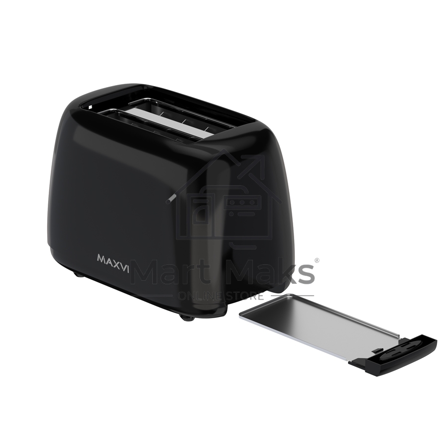Тостер MAXVI KT723P black