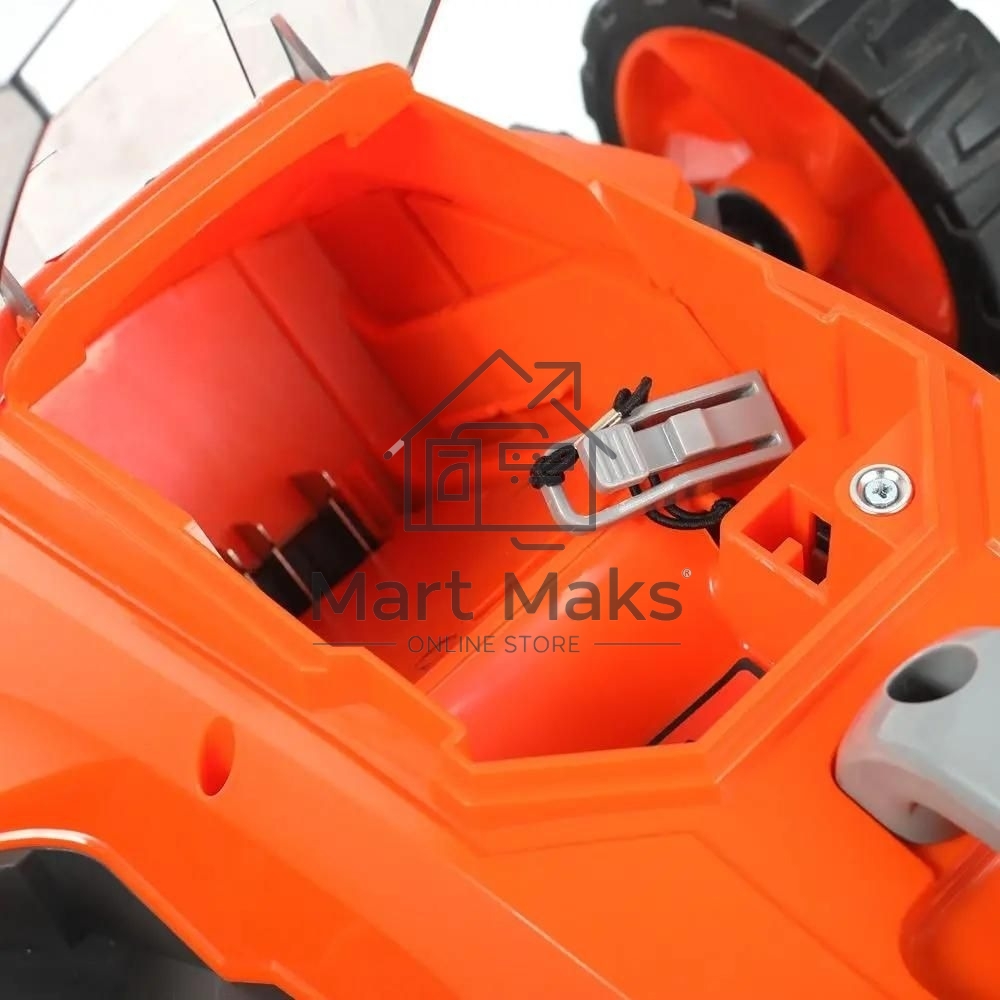 Газонокосилка аккумуляторная Patriot CM 432 (поставляется без акб 40В и зарядного), бесщеточ. двиг., 32см, центр. регулир. 3 пол. 25-75, трав 30 л., мульчирование