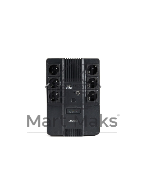 Источник бесперебойного питания Бастион SKAT-UPS 600 AI 220В 360Вт 1АКБ 7А·ч внутр. меандр. стаб-ция напр-я. 6 выходов (8998)