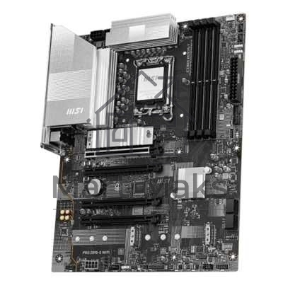 Материнская плата MSI PRO Z890-S WIFI, LGA 1851, Intel Z890, 4xDDR5, 4xSATA, 3xM.2, 1xPCIe 5.0 x16, 2xPCIe 4.0 x4, 1xHDMI, 1xDP, 1xUSB-C Thunderbolt 4, 1xUSB-C 3.2 Gen 2x2, 1x 2.5Gb LAN, 6xUSB-A 3.2 Gen 1, 3x3.5 мм, 7.1, ATX