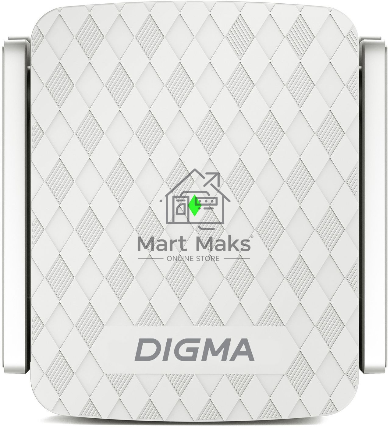 Повторитель беспроводного сигнала Digma D-WR400 AC1200 10/100BASE-TX/Wi-Fi белый