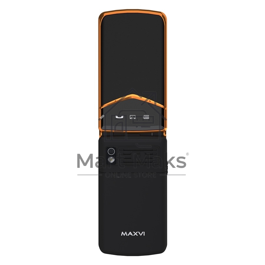 Мобильный телефон Maxvi E11 черный/золотой