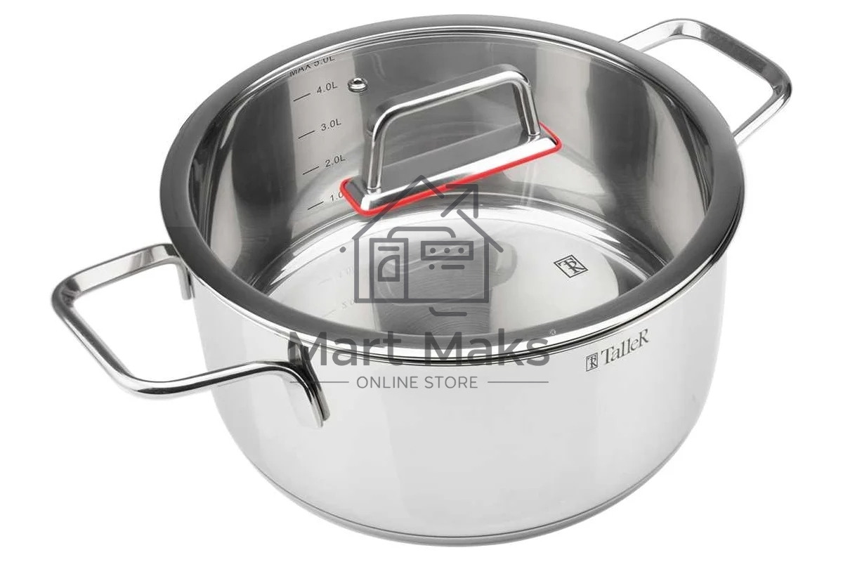 Кастрюля TalleR TR-17274 Тенденси нержавеющая сталь 18/10, 5 л