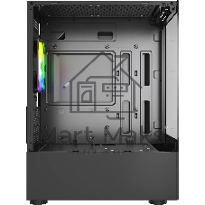 Компьютерный корпус Accord ACC-285-02B черный без БП mATX 1x120мм 1xUSB 2.0 1xUSB 3.0 1xUSB3.1 audio