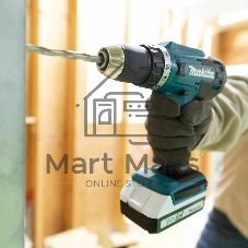 Дрель-шуруповерт аккумуляторная Makita DF488D004 18Вт аккум. патрон:быстрозажимной