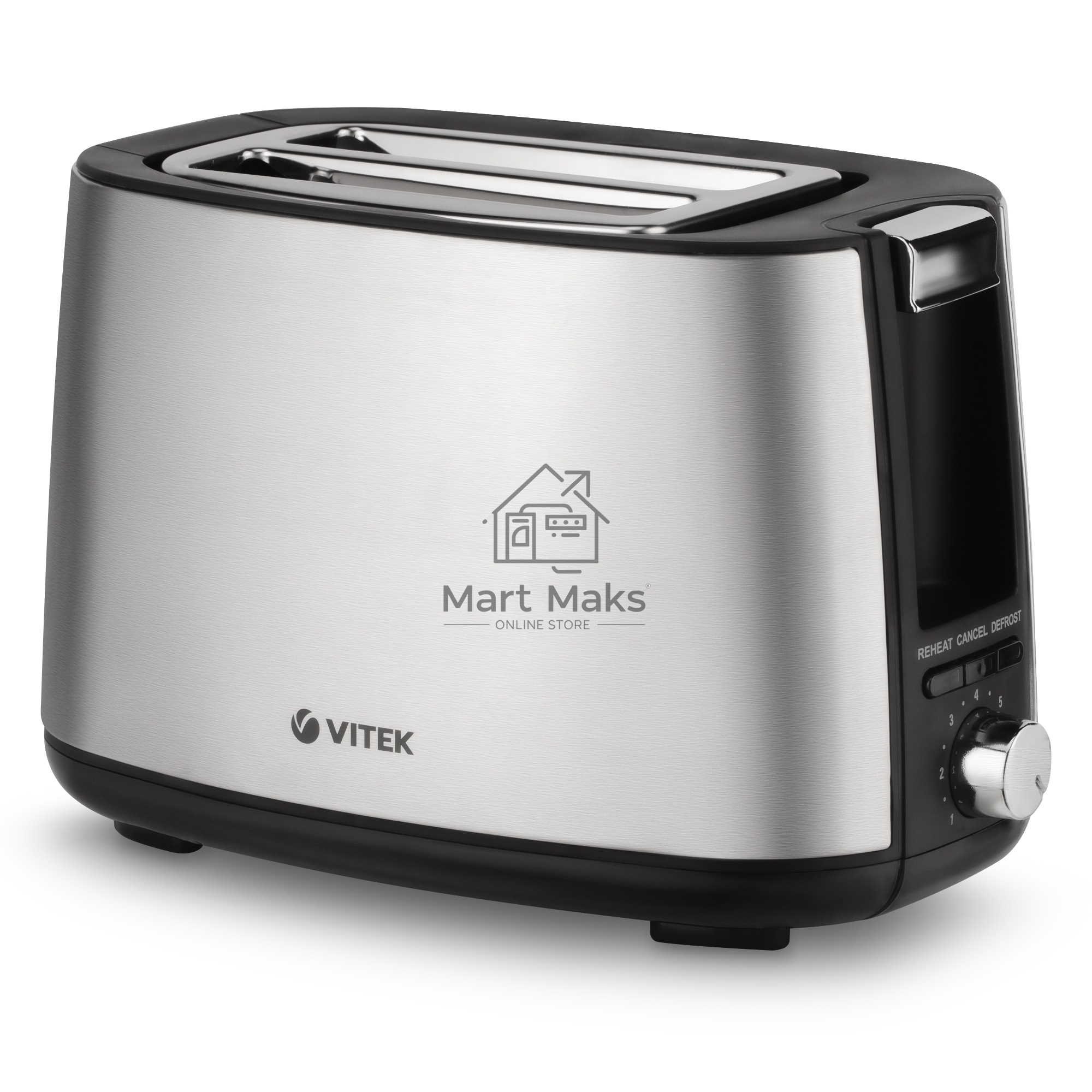 Тостер Vitek VT-7170 (MC) серебро/черный