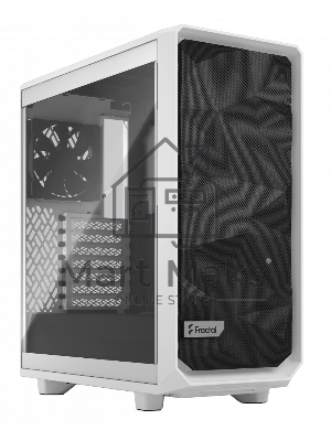 Компьютерный корпус Fractal Design MESHIFY 2 COMPACT белый - TG / ATX, TG / 2x140мм & 1x120мм fans inc. / FD-C-MES2C-05