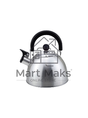 Чайник для плиты MALLONY MAL-039-MP 2,5 л матовый, со свистком (310097)