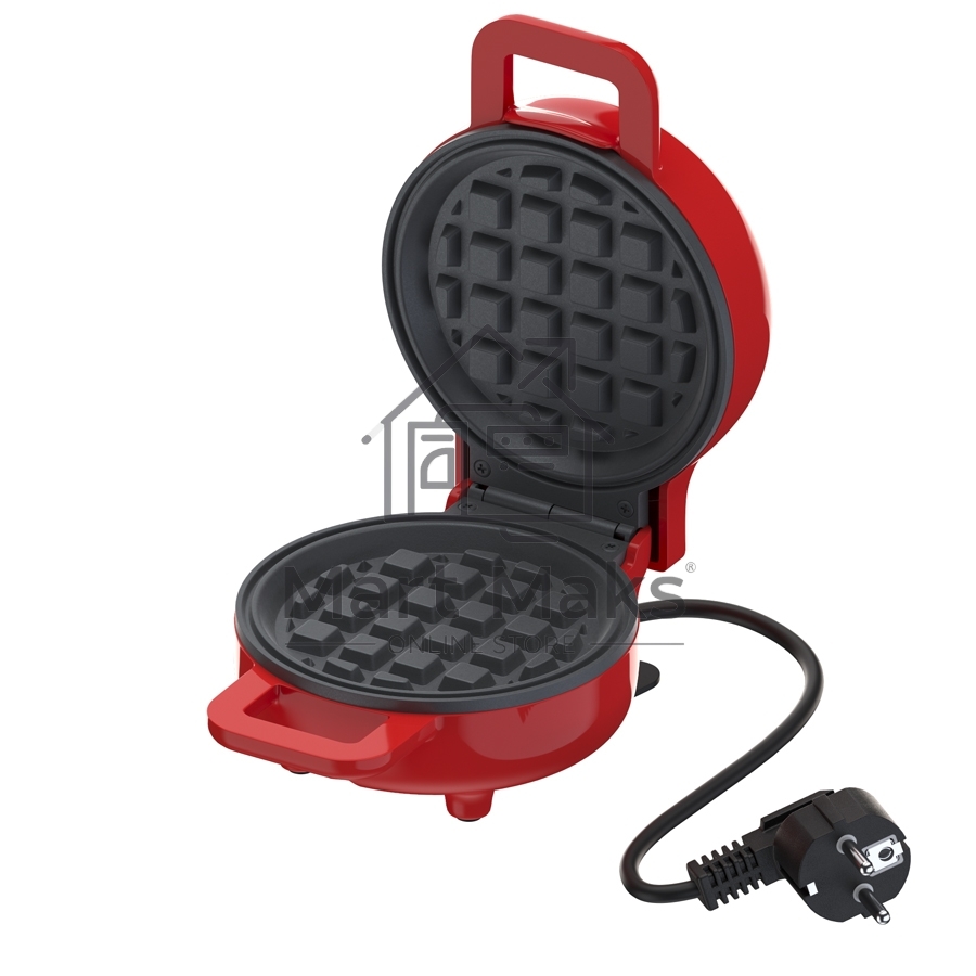 Вафельница для венских вафель MAXVI SM552P red