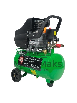 Компрессор КАЛИБР КМК-1600/24У 1.6кВт 8атм 24л 198л/мин 2выхода