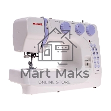 Швейная машина Janome VS56S белый, электромеханическая, вертикальный качающийся, 25 операций, автоматическая петля