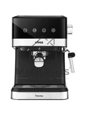 Кофеварка рожковая TREVISO Ufesa черный, исп. кофе - молотый, 1.5 л, 1050 Вт, 20 бар